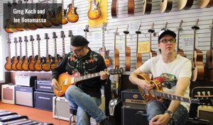 Inside Wildwood Guitars (no, alas I didn't get the chance to rock out with Joe B and Greg Koch) Photo borrowed from Wildwood Guitars